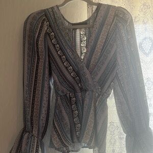 Blue rain blue women’s blouse size medium